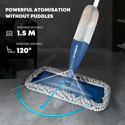 Manual Spray Mop With Refillable Water Tank